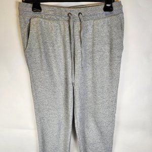 Uniqlo Womens Heather Gray Cotton Blend Sweatpants Large